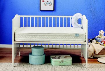 Yataş Bedding 070x120 Baby Blue Star Yaylı Yatak