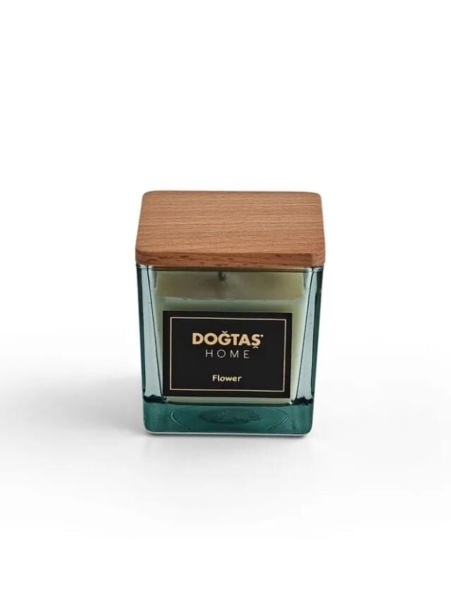 Doğtaş Home Flower Ahşap Kapaklı Mum